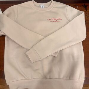 Better Together Los Angeles Melrose Cream ladies Sweatshirt